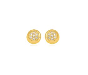 BRINCO ESFERA PONTO DE LUZ CRAVEJADO ZIRCONIA