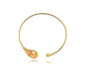 CHOKER ARO RIGIDO COM GOTA NAS PONTAS
