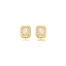 BRINCO LUXO QUADRADO CRAVEJADO ZIRCONIA