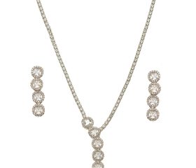 CONJUNTO BRINCO E CORDÃO ESPLENDOR ETERNO