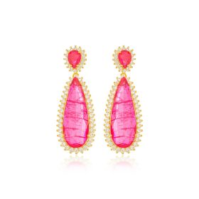 BRINCO LUXO ROSA DELICATA