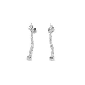 BRINCO LUXO PRATA 925 FIO EM ZIRCONIA