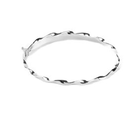 BRACELETE TORCIDO RODIO BRANCO