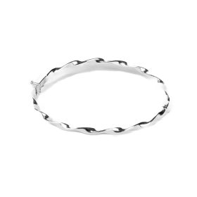 BRACELETE TORCIDO RODIO BRANCO