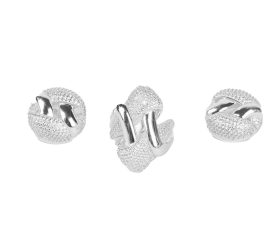 CONJUNTO LUXO ANEL E BRINCO OCEANO LUNAR