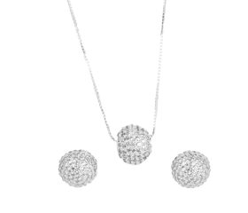 CONJUNTO CORDÃO E BRINCOS CAMINHO DAS ESTRELAS