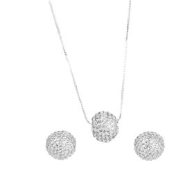 CONJUNTO CORDÃO E BRINCOS CAMINHO DAS ESTRELAS
