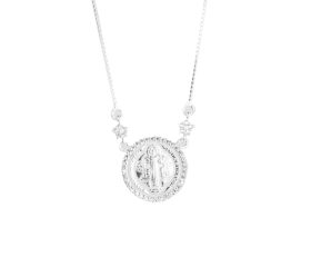 PULSEIRA EM PRATA ELO PORTUGUÊS SÃO BENTO