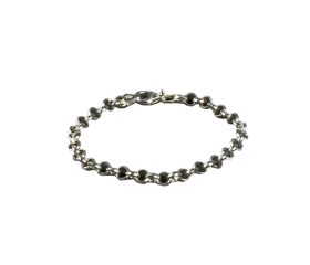 PULSEIRA EM PRATA ELO PORTUGUÊS