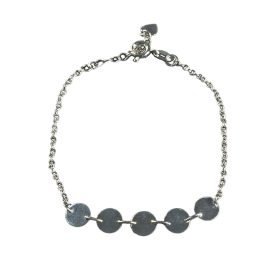 PULSEIRA EM PRATA CIRCULOS