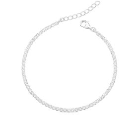PULSEIRA EM PRATA RIVIERA
