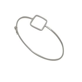 BRACELETE EM PRATA QUADRADO
